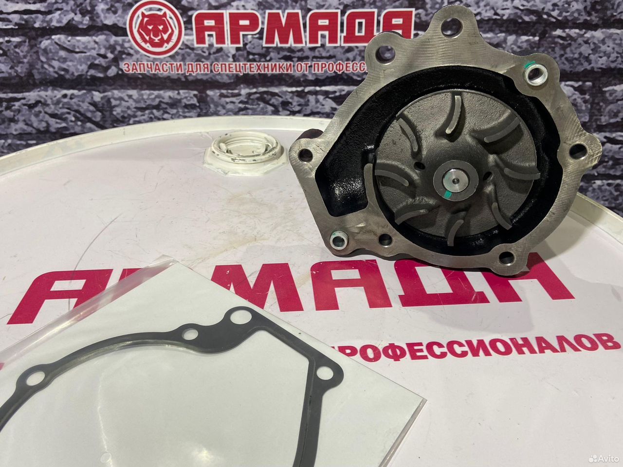 Водяная помпа 8980228221 zx200-3 4HK1 (заводской 6 отверстий)