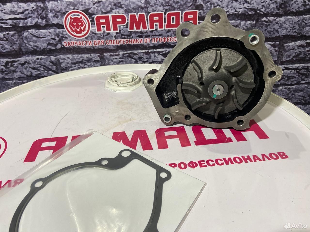 Водяная помпа 8980228221 zx200-3 4HK1 (заводской 6 отверстий)