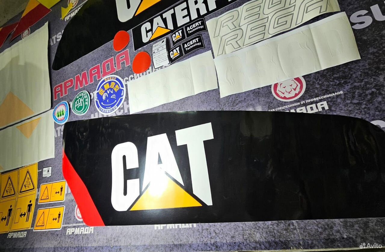 Набор наклеек для экскаватора caterpillar 336D