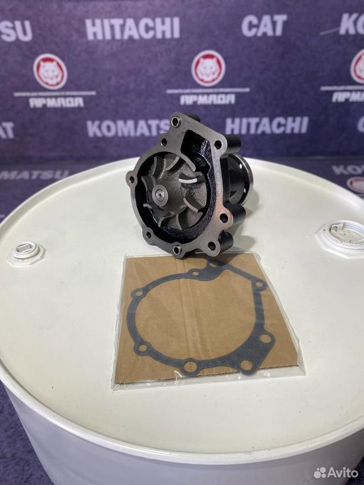 Водяная помпа 8980228221 zx200-3 4HK1 (заводской 6 отверстий)