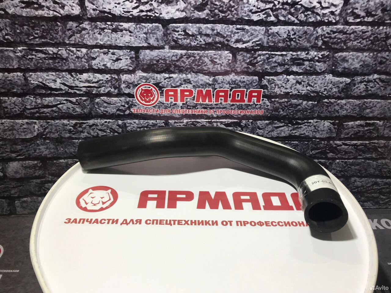 Патрубок радиатора верхний 20y-03-41141 PC200-8