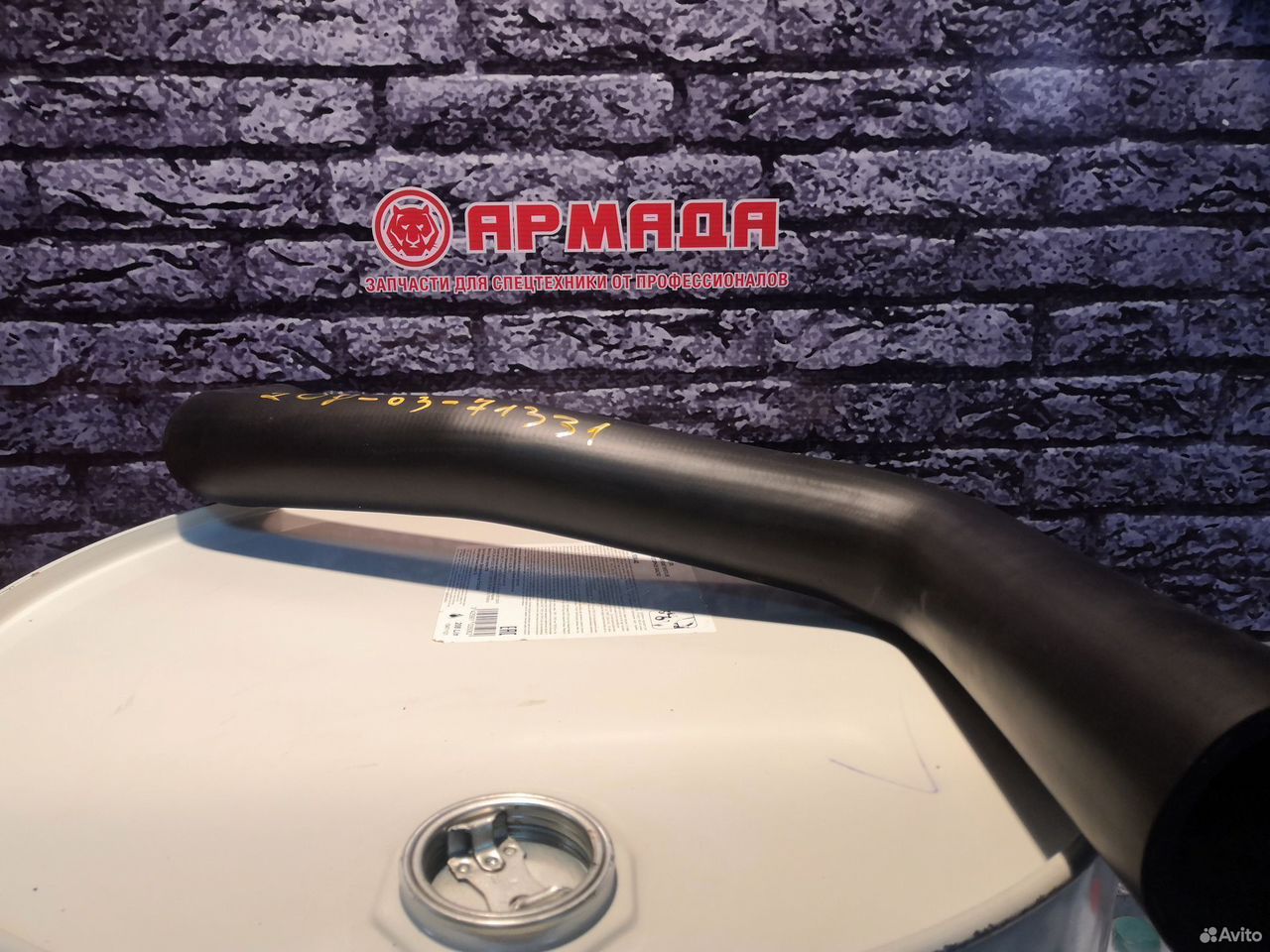 Патрубок радиатора нижний 208-03-71331 PC400-7