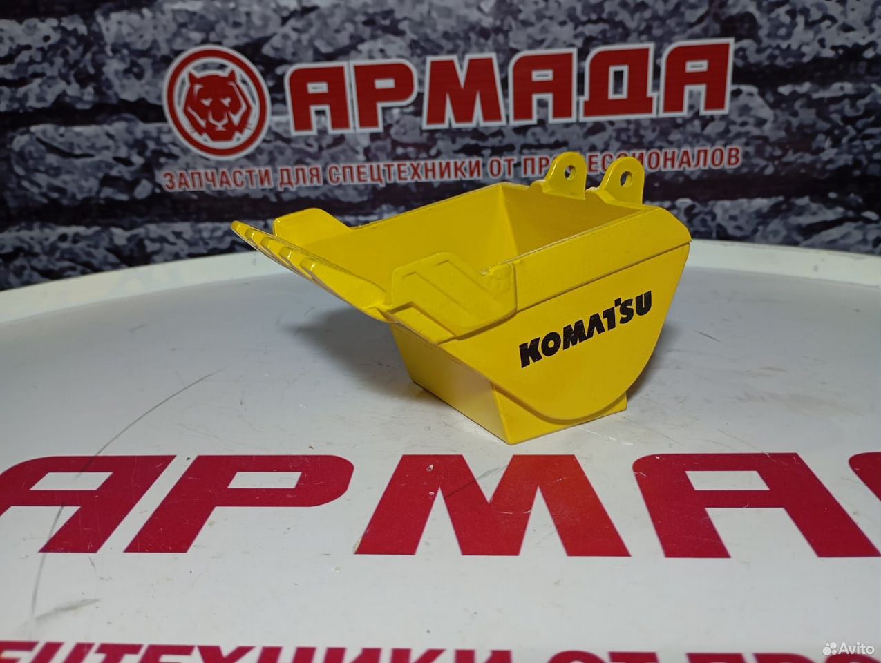Ваза ковш металл komatsu
