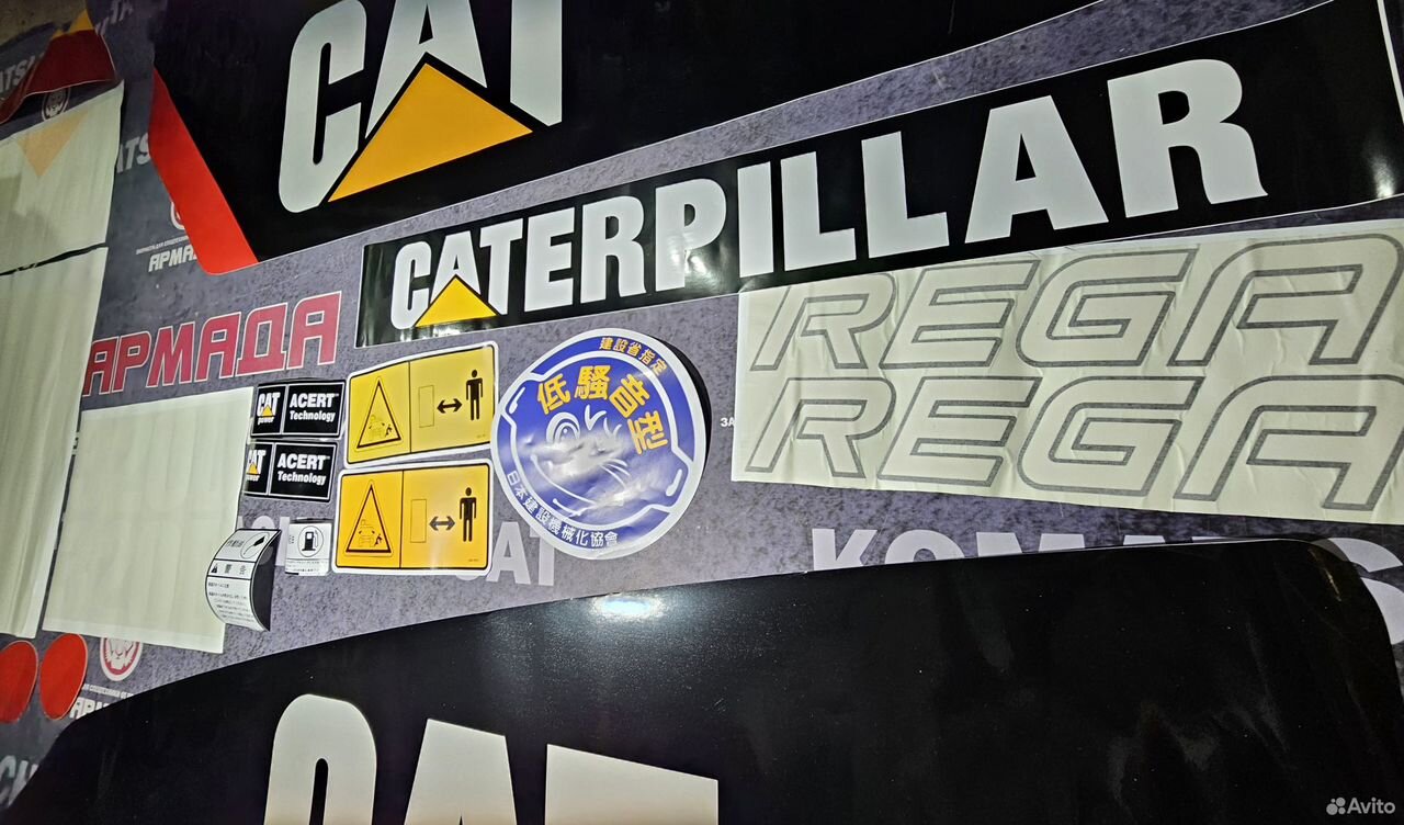 Набор наклеек для экскаватора caterpillar 320D