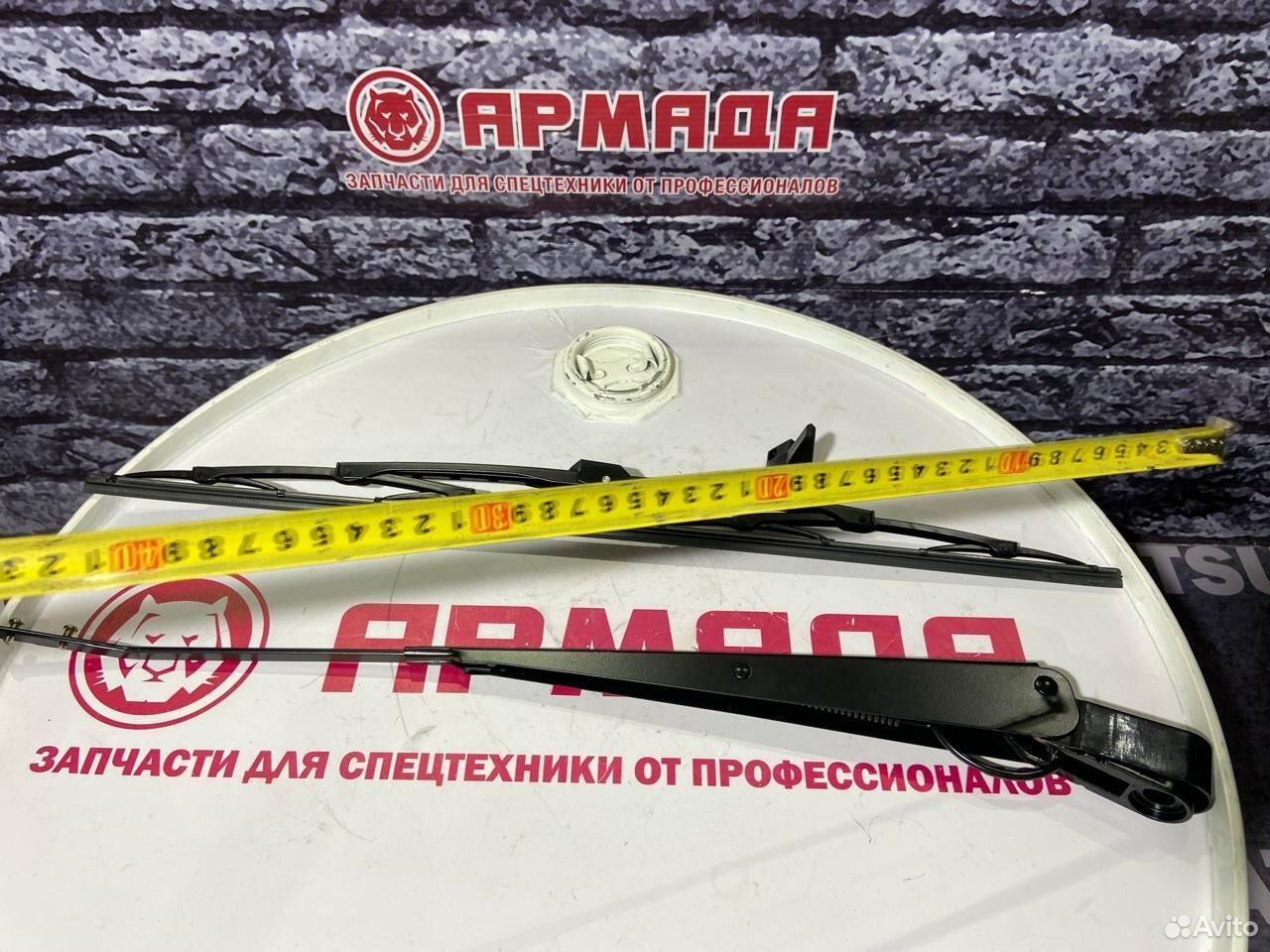 Поводок тяга дворника 20Y-54-52350 komatsu PC200-7 (с дворником)